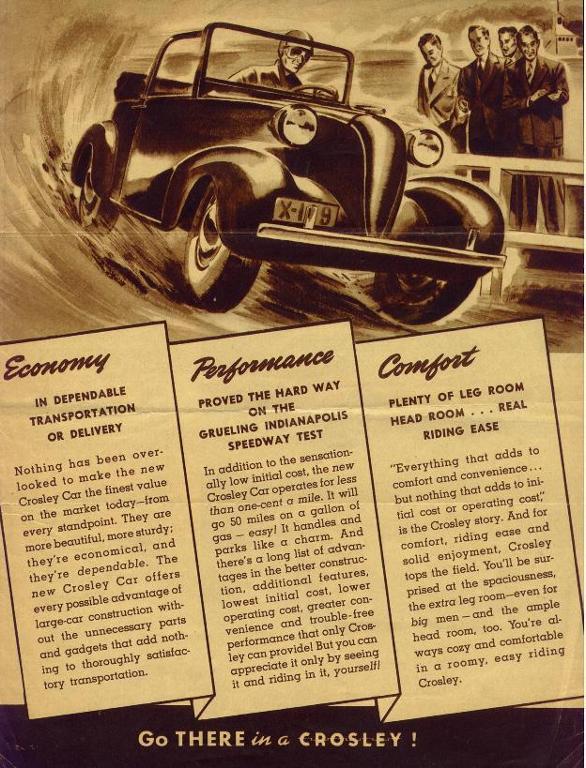 1941 Crosley Automobiles Brochure Page 6